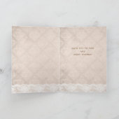 Casquette Une Pièce Carte de remerciements Dentell (Intérieur)