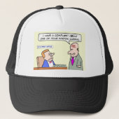 Casquette Une plainte au bureau de poste (Devant)