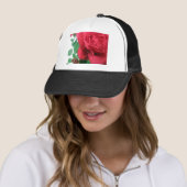 Casquette Une rose rouge (En situation)