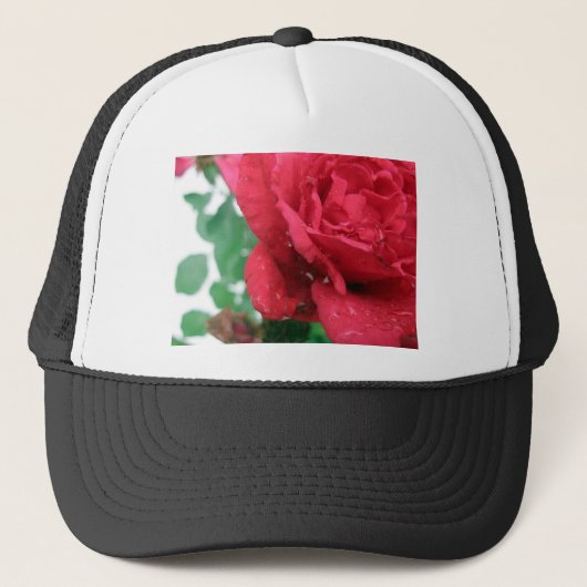 Casquette Une rose rouge (Devant)