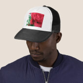 Casquette Une rose rouge (En situation)