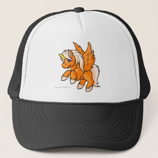 Casquette Uni orange (Devant)