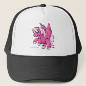 Casquette Uni rose (Devant)