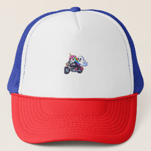 Casquette Unicorne À L'Épreuve D'Une Moto Garçons Filles Hom
