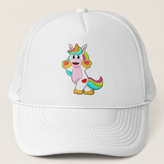 Casquette Unicorne avec tatouage cardiaque (Devant)