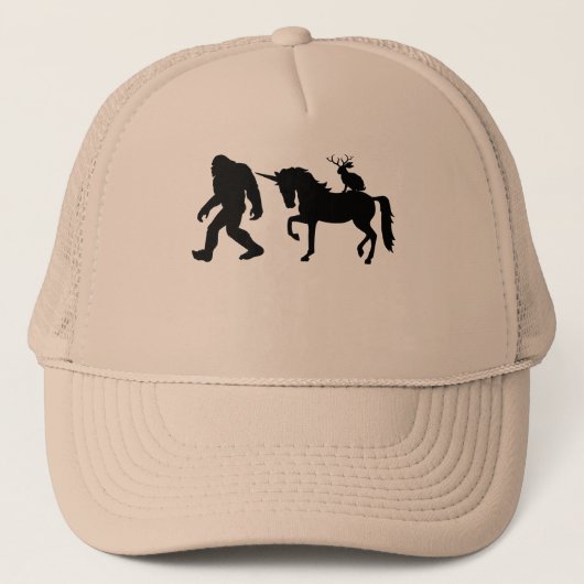 Casquette Unicorne, Bigfoot, Jackalope (Devant)