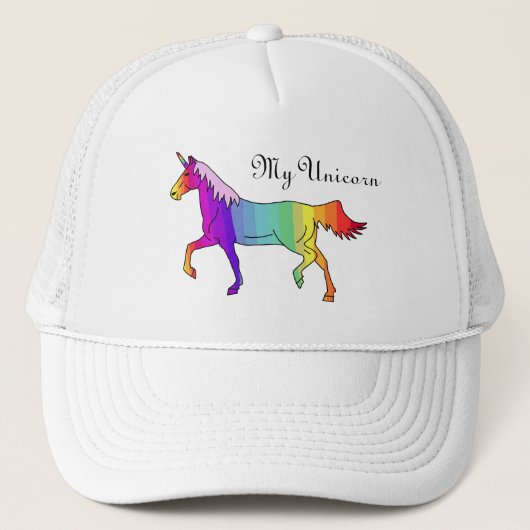 Casquette Unicorne colorée (Devant)