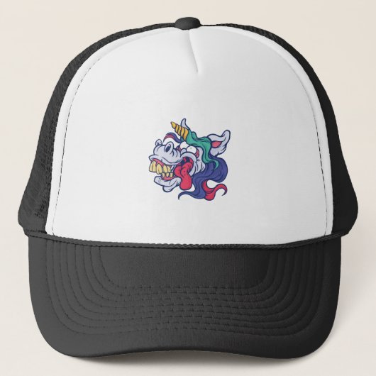 Casquette Unicorne folle (Devant)