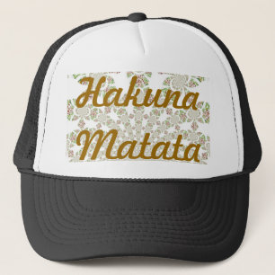Casquette Unique Hakuna Matata Design : Vibes sereines