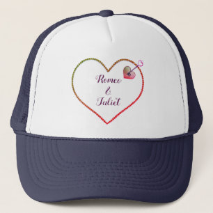 Casquette Unique moderne rose rouge amour coeur Valentines J