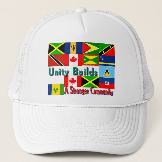Casquette Unité caraïbe-canada (Devant)