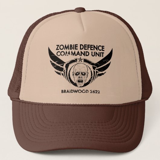 CASQUETTE UNITÉ DE COMMANDE DE LA DÉFENSE DE ZOMBI - 2622 (Devant)