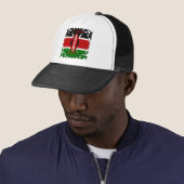 Casquette Unité du drapeau kényan : Tuko Pamoja Design (En situation)