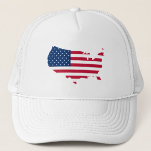 Casquette United states map and flag - Hat