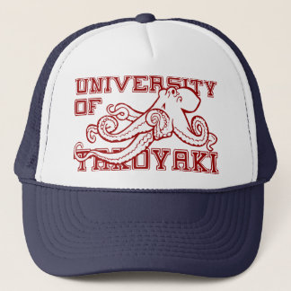 Casquette Université Takoyaki Japonais poulpe drôle