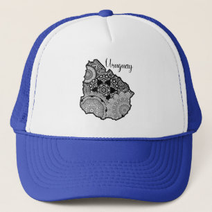 Casquette Uruguay Amérique du Sud Mandala Carte