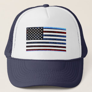 Casquette US American Flag Patriotic Red White Blue Cap