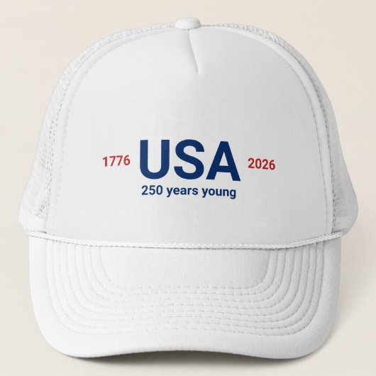 Casquette USA 1776 2026 250th Anniversary Red White Blue (Devant)