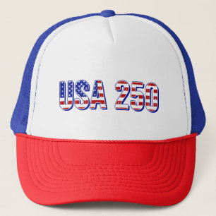 Casquette USA 250e anniversaire 1776-2026 Patriotique Améric