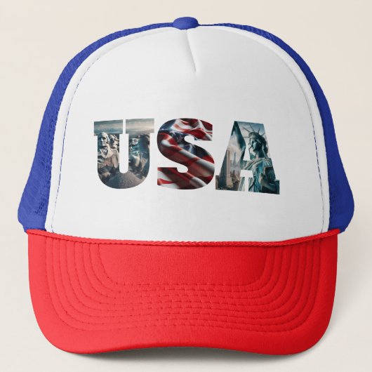 Casquette USA Patriotic Iconic American Images (Devant)