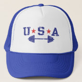 Casquette USA Poids (Devant)