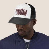 Casquette Usage de hiboux de médias (En situation)