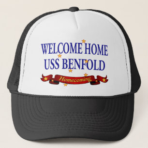 Casquette USS à la maison bienvenu Benfold
