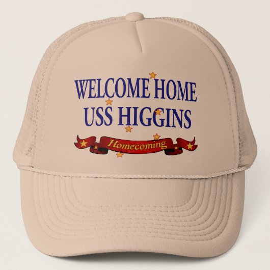 Casquette USS à la maison bienvenu Higgins (Devant)