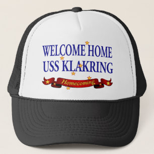 Casquette USS à la maison bienvenu Klakring