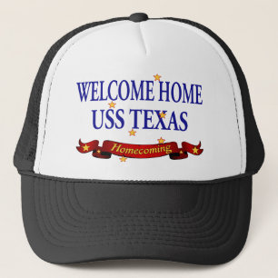Casquette USS à la maison bienvenu le Texas
