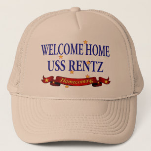 Casquette USS à la maison bienvenu Rentz