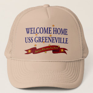 Casquette USS Greeneville à la maison bienvenu