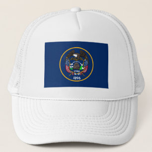 Casquette Utah : Le drapeau américain de l'État de la ruche,