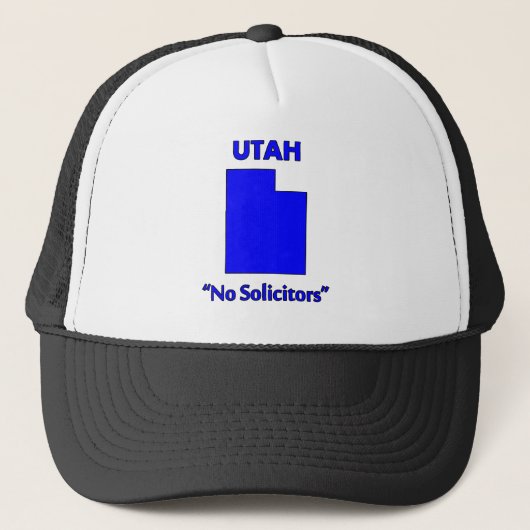 Casquette Utah - Pas de solliciteurs (Devant)
