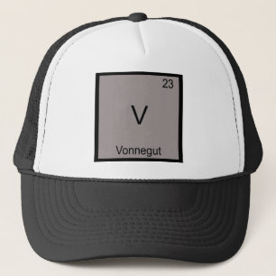 Casquette V - Vonnegut T-Shirt Symbole Élément Chimie Drôle