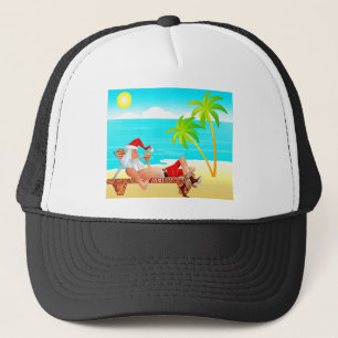 Casquette vacances santa claus