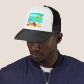 Casquette vacances santa claus (En situation)