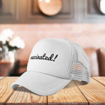 Casquette Vacciné | Covid Coronavirus Vaccin moderne<br><div class="desc">Design simple et élégant "vacciné !" sur mesure dans la typographie de script minimaliste moderne. Le symbole parfait pour montrer que vous avez été vacciné contre le Covid-19 et que vous avez reçu le vaccin contre le coronavirus. Soyez fier et montrez que vous êtes pro vaccin avec ce design amusant!...</div>