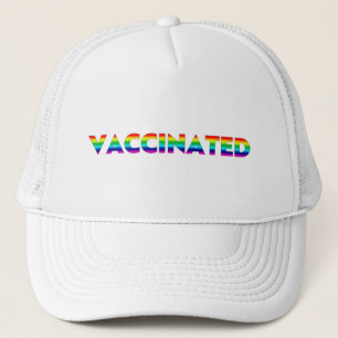 Casquette Vacciné, Fierté lgbt lgbtq gai couleurs arc-en-c