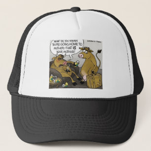 Casquette Vache Bull Divorce Drôle Drôle Dons Cartoon Cadeau