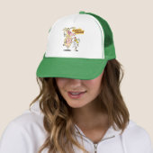 Casquette Vache et poulet à courir graphique (En situation)