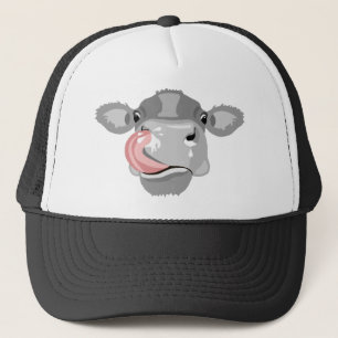 Casquette Vache lécher le nez