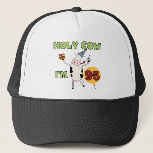 Casquette Vache sainte je suis 95 T-shirts et cadeaux (Devant)