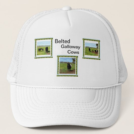 Casquette Vaches Galloway Ceintées, (Devant)