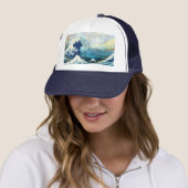 CASQUETTE VAGUE DE KANAGAWA EN ARRIÈRE - PLAN DE NUIT STARRY (En situation)