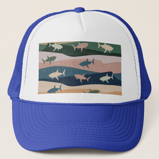 Casquette VAGUE vintage SHARK (Devant)
