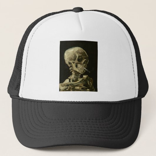 Casquette van gogh Skull (Devant)