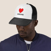 Casquette VASELINE de "coeur" (En situation)