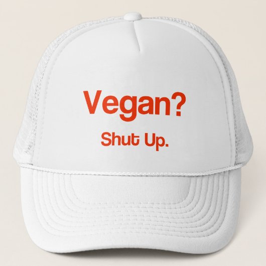 Casquette Vegan ? Ferme-La. (Devant)