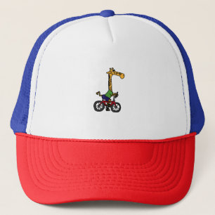 Casquette Vélo cool Giraffe équitation